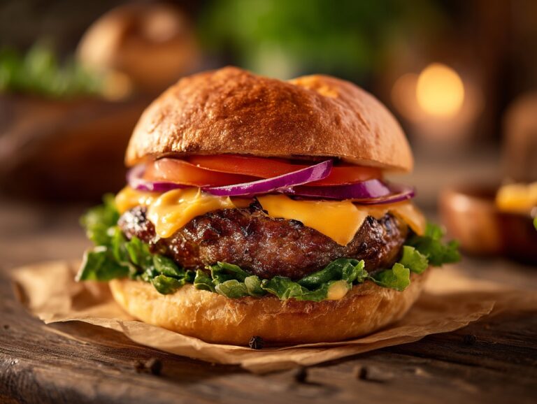 Classic Beef Burger_Top