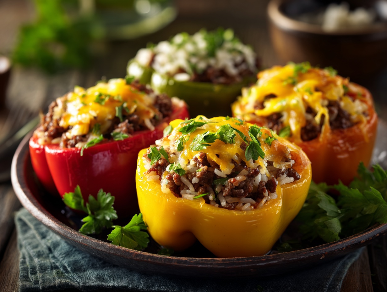 Stuffed Bell Peppers_Top